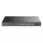 TP-Link Omada SG3428XMPP valdomas tinklo jungiklis L2+ Gigabit Ethernet (10/100/1000) su PoE 1U juodas