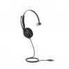 Yealink UH35 Mono Teams USB-A ausinės, laidinės, 20–20000 Hz, biurui/skambučių centrui, 96,5 g, juodos