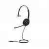 Yealink UH35 Mono Teams USB-A ausinės, laidinės, 20–20000 Hz, biurui/skambučių centrui, 96,5 g, juodos