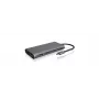 ICY BOX IB-DK4050-CPD belaidė dokų stotelė USB 3.2 Gen 1 (3.1 Gen 1) Type-C antracito spalvos