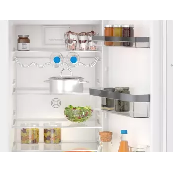 Bosch Serie 4 KIL82VFE0 kombinuotas šaldytuvas įmontuojamas 280 L