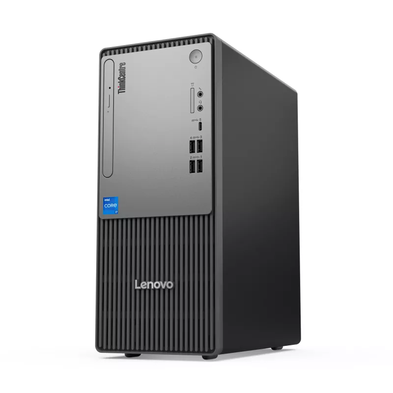 Lenovo ThinkCentre neo 50t Gen 5 Intel® Core™ i7 i7-14700 16 GB DDR5-SDRAM 512 GB SSD Windows 11 Pro stalinis kompiuteris (tower) juodas, pilkas