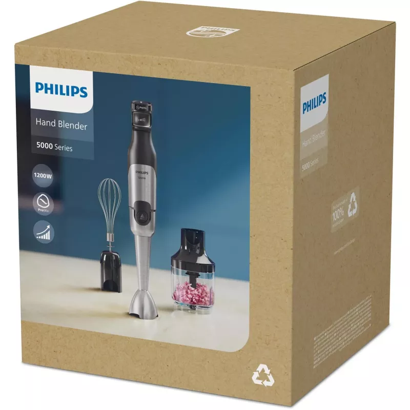 Philips 5000 serijos HR2683/00 Panardinis blenderis, 1200 W, 1,2 m laidas, impulsinis režimas