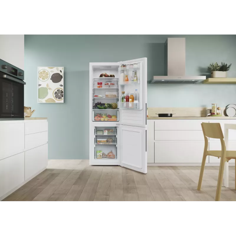 Candy City Combi CCT3L517EW Laisvai pastatomas šaldytuvas-šaldiklis 260 L Baltas