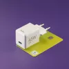 Hama 00201983 belaidis įkroviklis ausinėms, nešiojamam kompiuteriui, powerbankui, išmaniajam telefonui, planšetei, baltas, AC greitasis įkrovimas, vidaus naudojimui