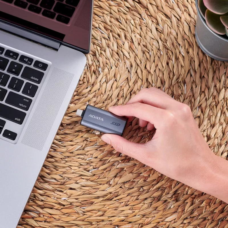 ADATA SC750 500 GB USB Type-C 3.2 Gen 2 (3.1 Gen 2) pilka spalva