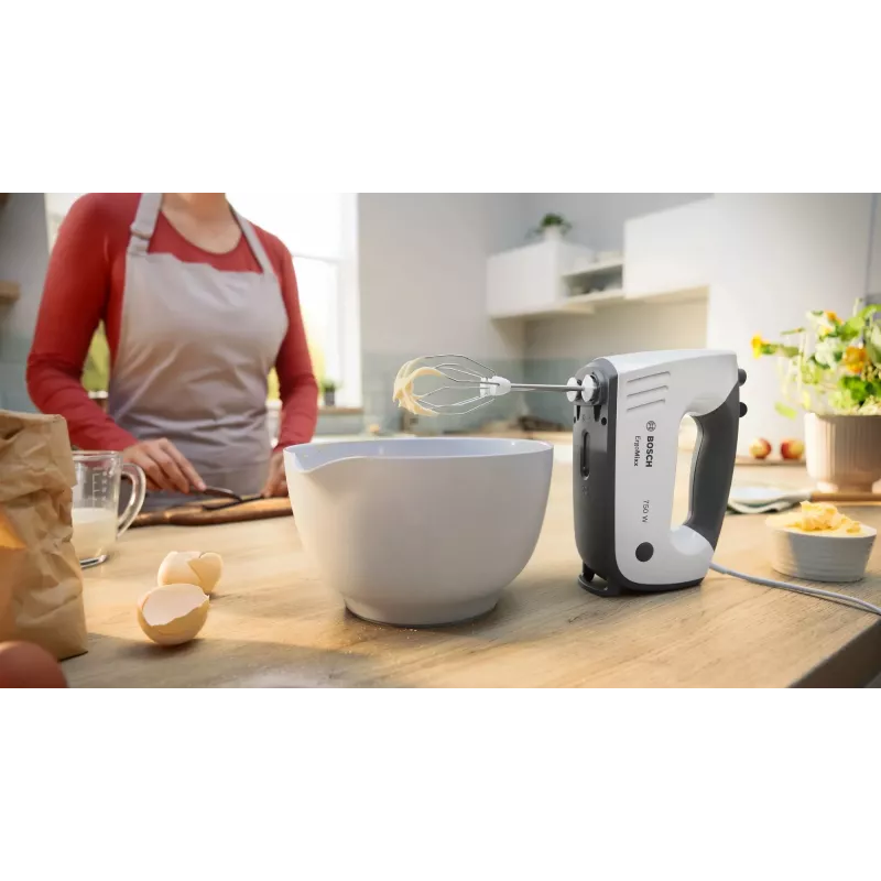 Bosch MFQ37470 rankinis plaktuvas 750 W juoda, balta