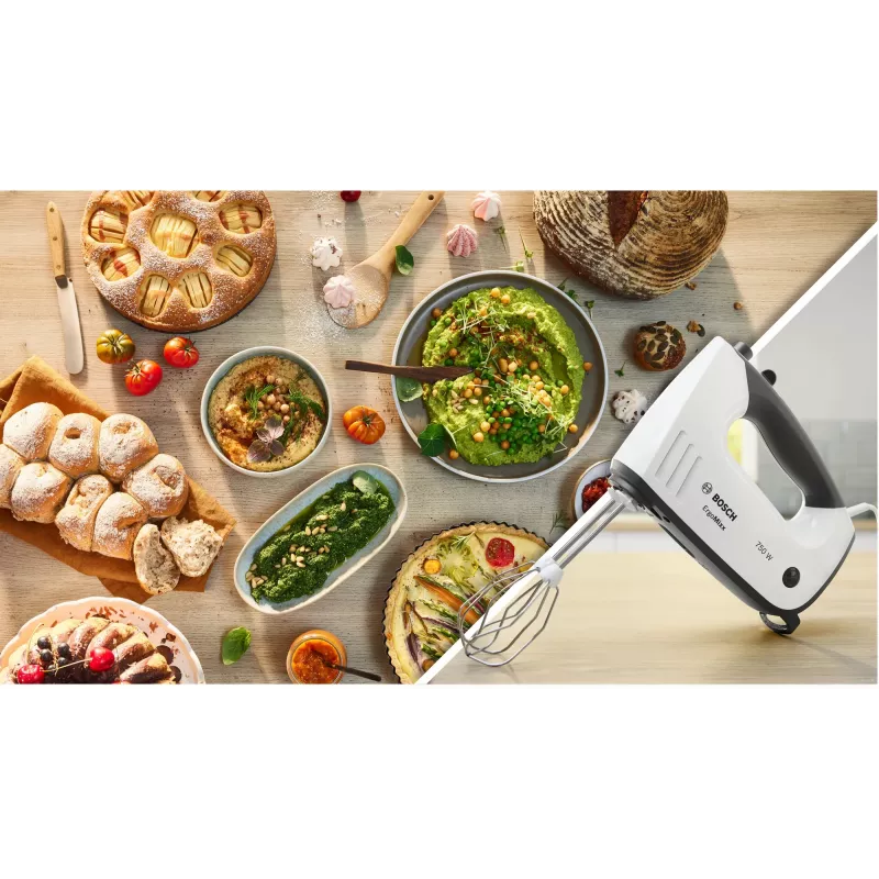 Bosch MFQ37470 rankinis plaktuvas 750 W juoda, balta