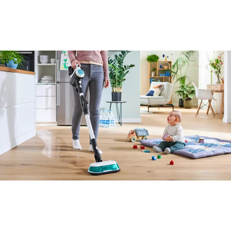 Bosch BCS71HYG1 belaidis siurblys šluota sausas ir šlapias valymas HEPA be maišelio 0,3 L 23,5 W juoda, balta 3 Ah