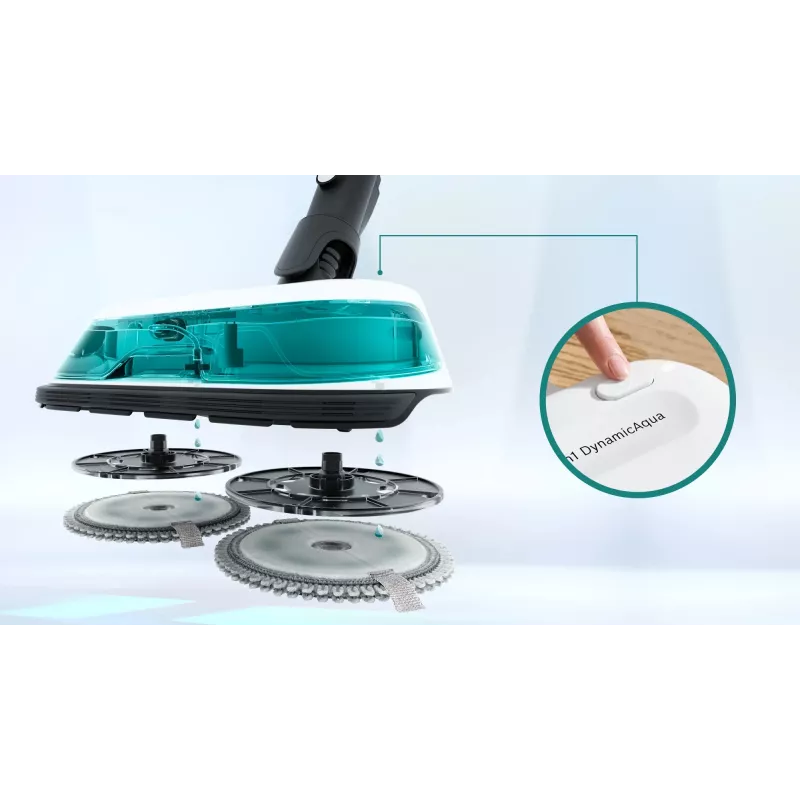 Bosch BCS71HYG1 belaidis siurblys šluota sausas ir šlapias valymas HEPA be maišelio 0,3 L 23,5 W juoda, balta 3 Ah