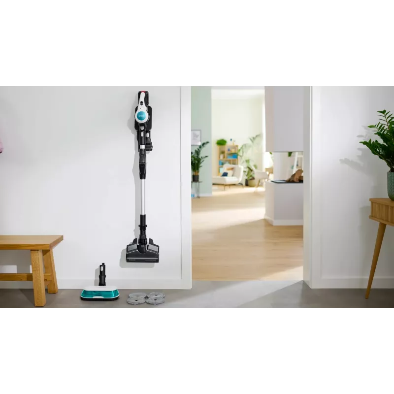Bosch BCS71HYG1 belaidis siurblys šluota sausas ir šlapias valymas HEPA be maišelio 0,3 L 23,5 W juoda, balta 3 Ah