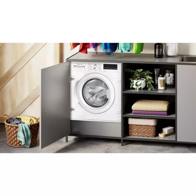 Bosch Serie 8 WIW28542EU skalbyklė įmontuojama 8 kg 1400 aps./min. Balta