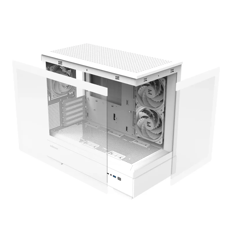 Zalman P30 V2 Mini Tower Baltas
