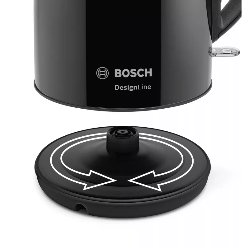 Bosch TWK3P423 elektrinis virdulys 1.7 L 2400 W Juodas
