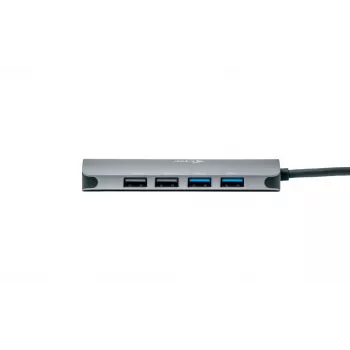 i-tec Metal USB-C Nano 2x Display Docking Station su PD 100 W ir 100 W įkrovikliu