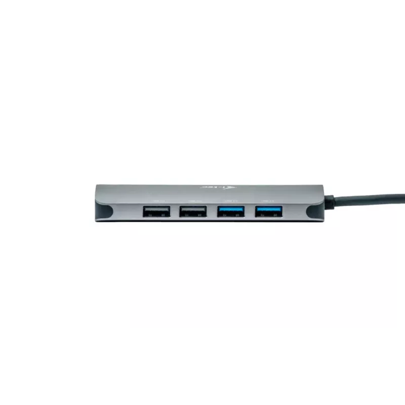 i-tec Metal USB-C Nano 2x Display Docking Station su PD 100 W ir 100 W įkrovikliu
