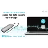 i-tec Metal USB-C Nano 2x Display Docking Station su PD 100 W ir 100 W įkrovikliu
