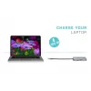 i-tec Metal Nano Dock USB-C HDMI/VGA su LAN ir 100W įkrovikliu