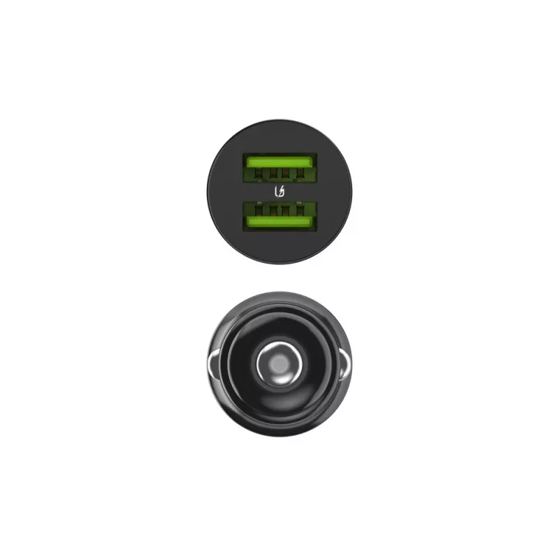 Automobilinis ir vidaus įkroviklis Green Cell CADM-GC-36AA 36W 2x USB-A Juodas, skirtas 3.6–12V maitinimo šaltiniui