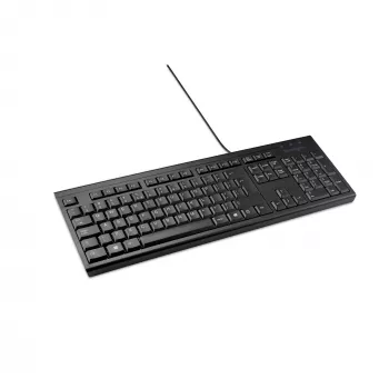 Kensington K63727WW, pilno dydžio (100%), laidinė, USB, membraninė, QWERTY, juoda klaviatūra