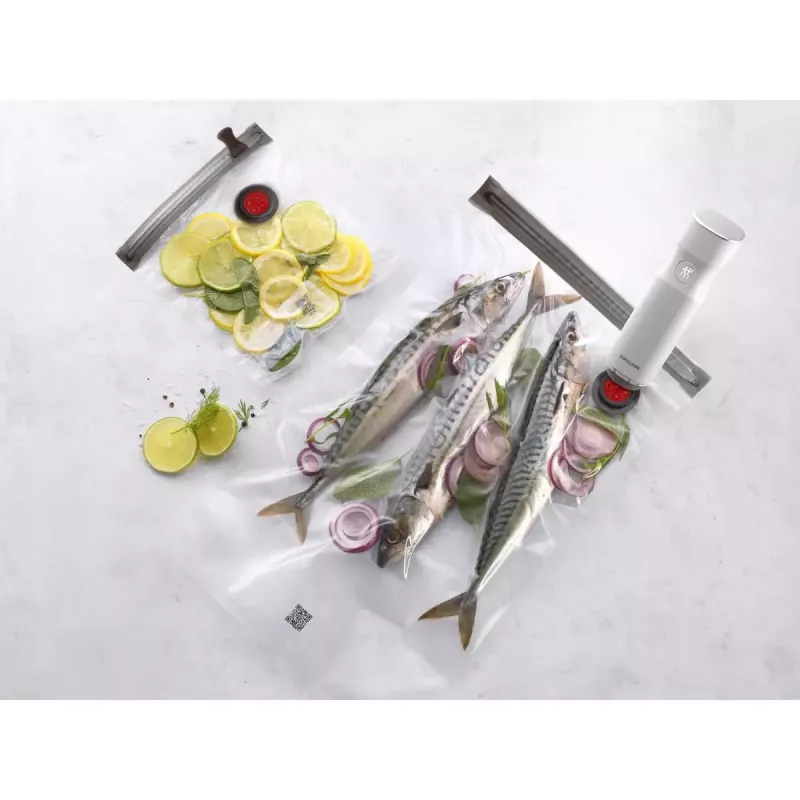 Vakuuminio sandarinimo maišelis ZWILLING FRESH & SAVE 36800-305-0, stačiakampis, 300×490 mm, hermetiškas, užtrauktuku, 3 vnt.