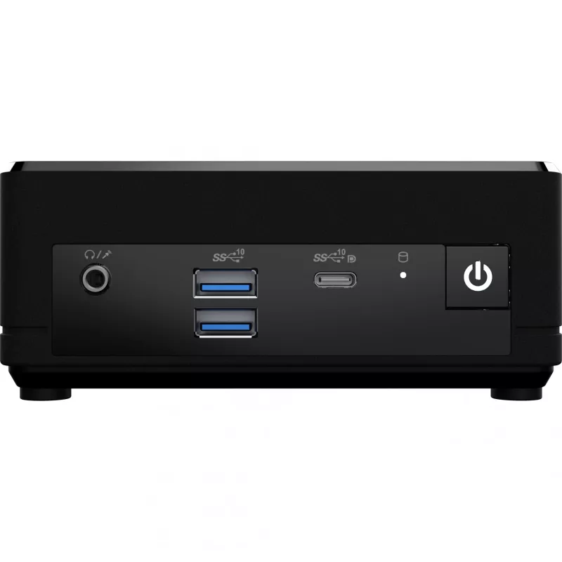 MSI Cubi N ADL S-078EU mini kompiuteris juodas, Intel N100, 4 GB RAM, 128 GB SSD, Windows 11 Pro