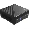 MSI Cubi N ADL S-078EU mini kompiuteris juodas, Intel N100, 4 GB RAM, 128 GB SSD, Windows 11 Pro
