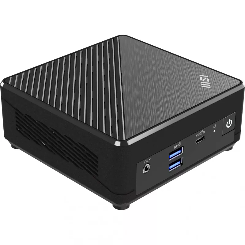 MSI Cubi N ADL S-078EU mini kompiuteris juodas, Intel N100, 4 GB RAM, 128 GB SSD, Windows 11 Pro