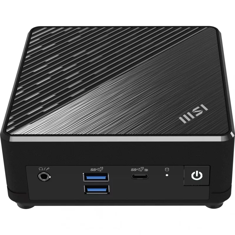 MSI Cubi N ADL S-078EU mini kompiuteris juodas, Intel N100, 4 GB RAM, 128 GB SSD, Windows 11 Pro