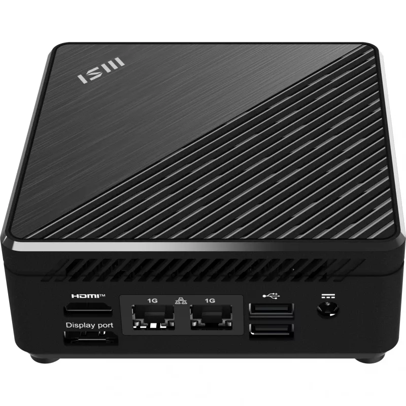 MSI Cubi N ADL S-078EU mini kompiuteris juodas, Intel N100, 4 GB RAM, 128 GB SSD, Windows 11 Pro