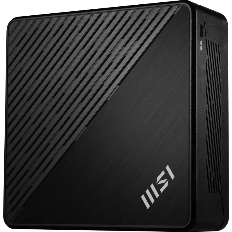 MSI Cubi N ADL S-078EU mini kompiuteris juodas, Intel N100, 4 GB RAM, 128 GB SSD, Windows 11 Pro