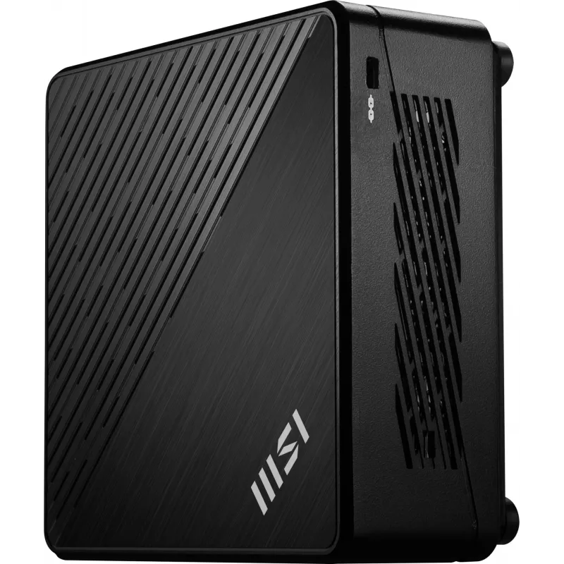 MSI Cubi N ADL S-078EU mini kompiuteris juodas, Intel N100, 4 GB RAM, 128 GB SSD, Windows 11 Pro