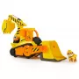 Rubble & Crew Bark Yard Deluxe Buldozeris su šviesomis, garsais ir Rubble figūrėle, žaislas vaikams nuo 3 metų