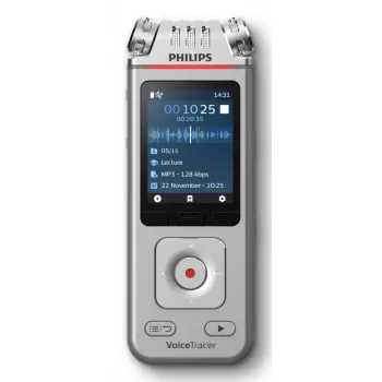 Skaitmeninis diktofonas Philips DVT4115, 36h įrašymo laikas, USB Type-C