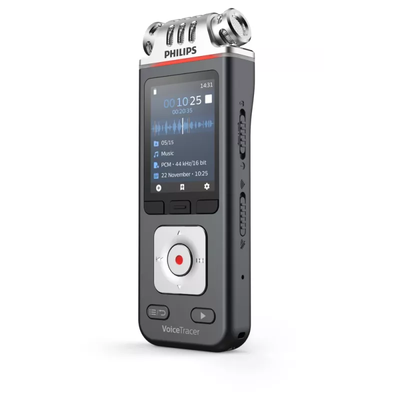 Philips VoiceTracer juodas, pilkas