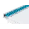 DIGITUS optinio pluošto sujungimo dėžė, 1U, su 24x LC duplex adapteriais, OM3 spalvotais pigtailiais ir sujungimo kasete