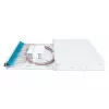 DIGITUS optinio pluošto sujungimo dėžė, 1U, su 24x LC duplex adapteriais, OM3 spalvotais pigtailiais ir sujungimo kasete