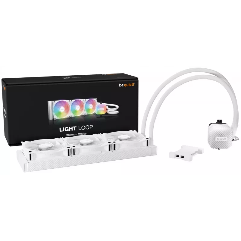be quiet! LIGHT LOOP 360mm Baltas Viskas viename skystas aušintuvas 12 cm 1 vnt.