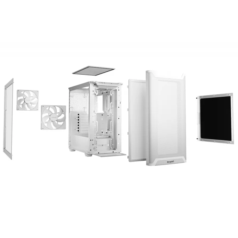 be quiet! PURE BASE 501 Airflow Window White Midi bokštas