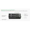 APC Back-UPS 500VA/300W nepertraukiamo maitinimo šaltinis, montuojamas ant grindų/sienos, 230V, 8x Schuko lizdai, USB-A prievadas, keičiama baterija