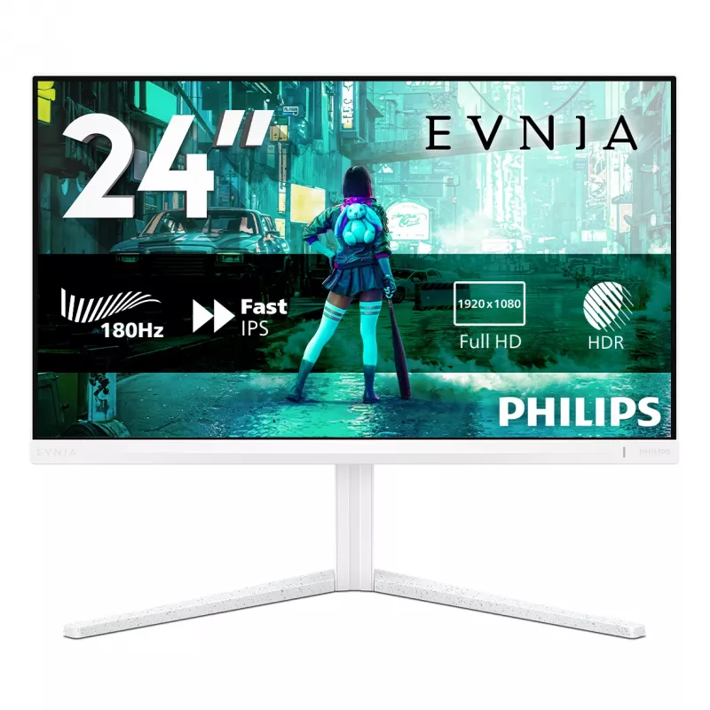 Philips Evnia 24M2N3201A/00 kompiuterio monitorius 60.5 cm (23.8 colio) 1920 x 1080 pikselių Full HD LCD Baltas