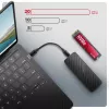 Axagon EEM2-20G USB-C 20Gbps – šarvuotas M.2 NVMe SSD dėklas