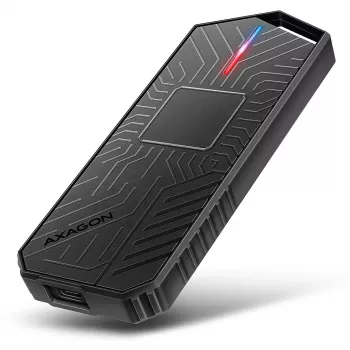 Axagon EEM2-GAM išorinis M.2 dėklas USB-C 10Gbps, be varžtų, NVMe ir SATA SSD