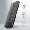 Axagon EEM2-GTS2 išorinis USB-C 10Gbps metalinis dėklas M.2 NVMe ir SATA SSD diskams, bevaržtis