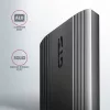 Axagon EEM2-GTS2 išorinis USB-C 10Gbps metalinis dėklas M.2 NVMe ir SATA SSD diskams, bevaržtis