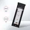 Išorinis dėklas Axagon EEM2-UB2 M.2 NVMe SSD, USB-C 10Gbps, juodas