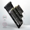 Išorinis dėklas Axagon EEM2-UB2 M.2 NVMe SSD, USB-C 10Gbps, juodas