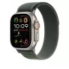 Apple 49 mm žalias Trail Loop dirželis – S/M – natūralus titano apdaila