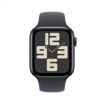 Išmanusis laikrodis Apple Watch SE GPS 44mm Midnight Aluminium Case Black