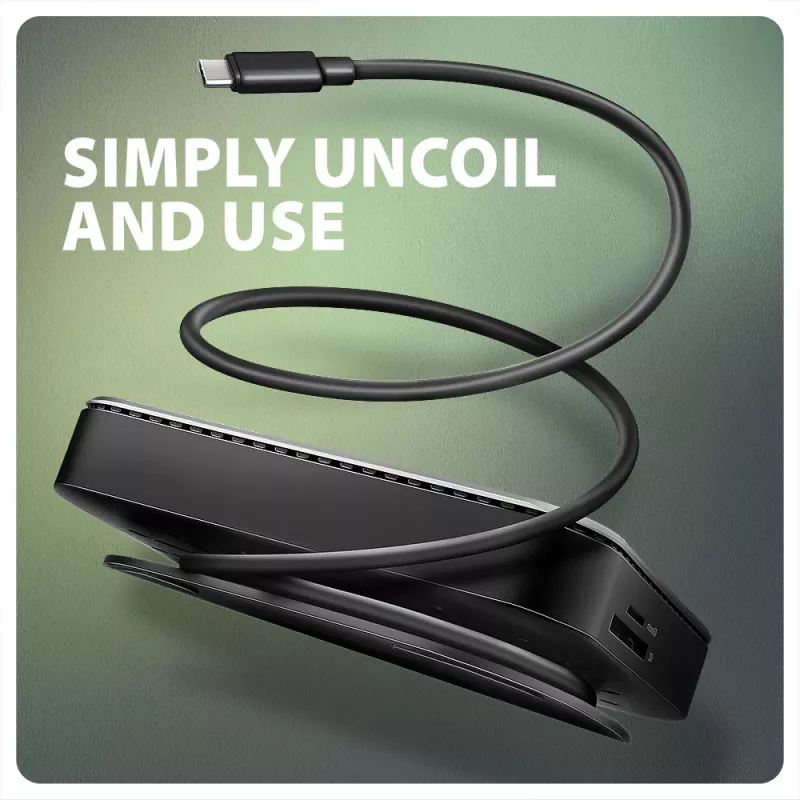 Axagon HMC-UFO USB-C stotelė su M.2 SATA/NVMe lizdu, 1 Gbit/s Ethernet, 384 kHz garsu, USB 3.2 Gen 2 (3.1 Gen 2) Type-C, juoda